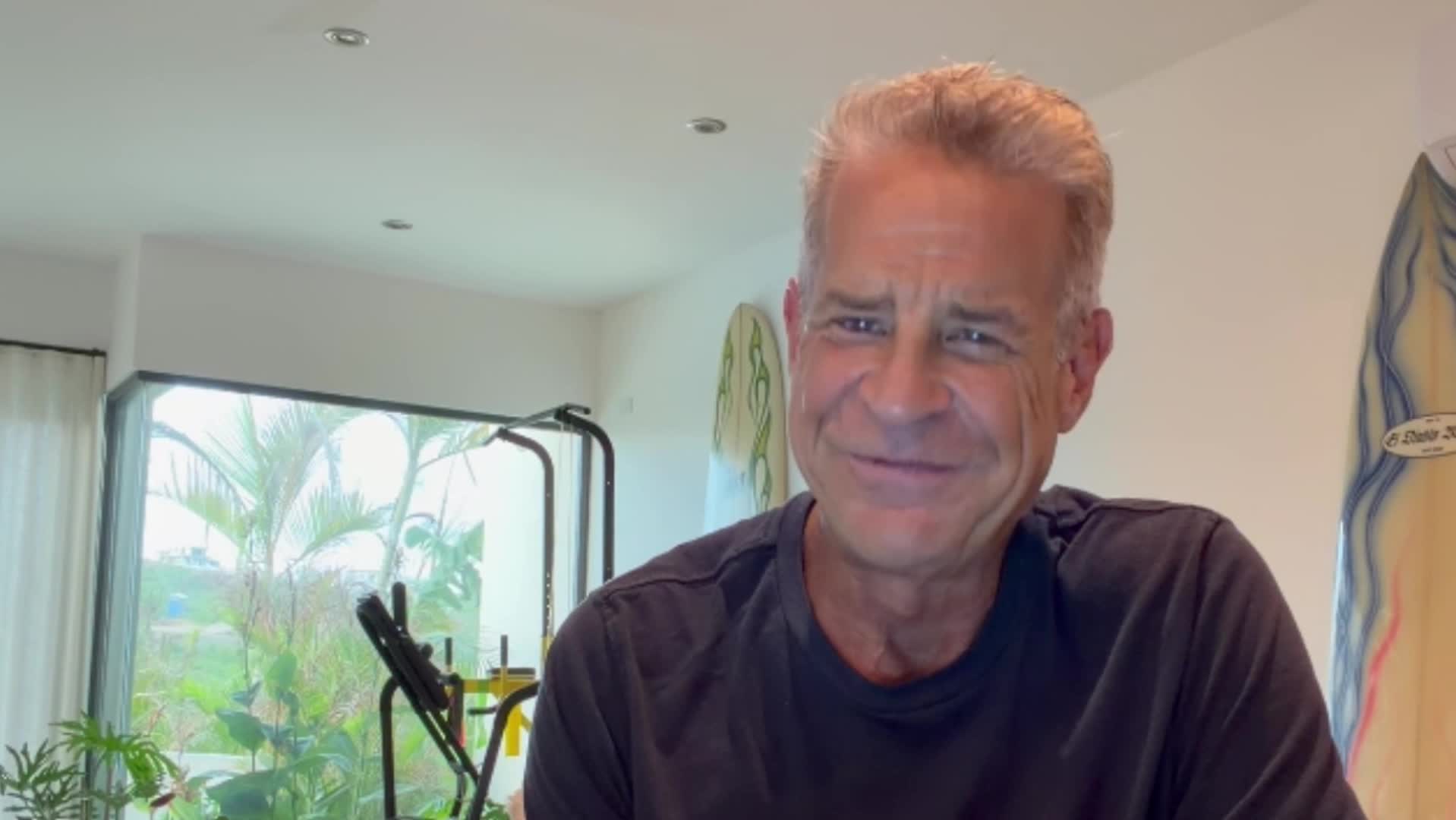 Steve Fiddy Fidnick speaking from his home gym